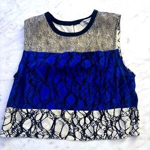 Elizabeth & James Silk Shirt (size M But Fits Like A Small)